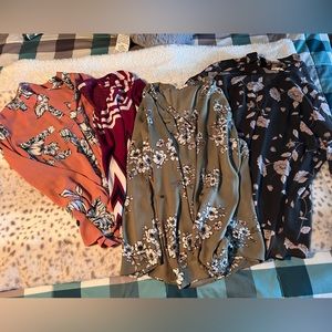 4 Dress Blouses